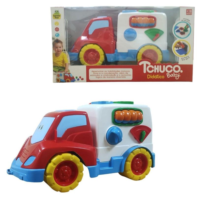 babycocco様 Carrinho Educativo Infantil Tchuco Baby com Bauzinho Samba - Samba